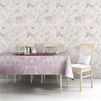 Aboriginal Pink Ghost Pumpkin Tablecloth Aboriginal Halloween Wear Pink