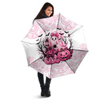 Aboriginal Pink Ghost Pumpkin Umbrella Aboriginal Halloween Wear Pink