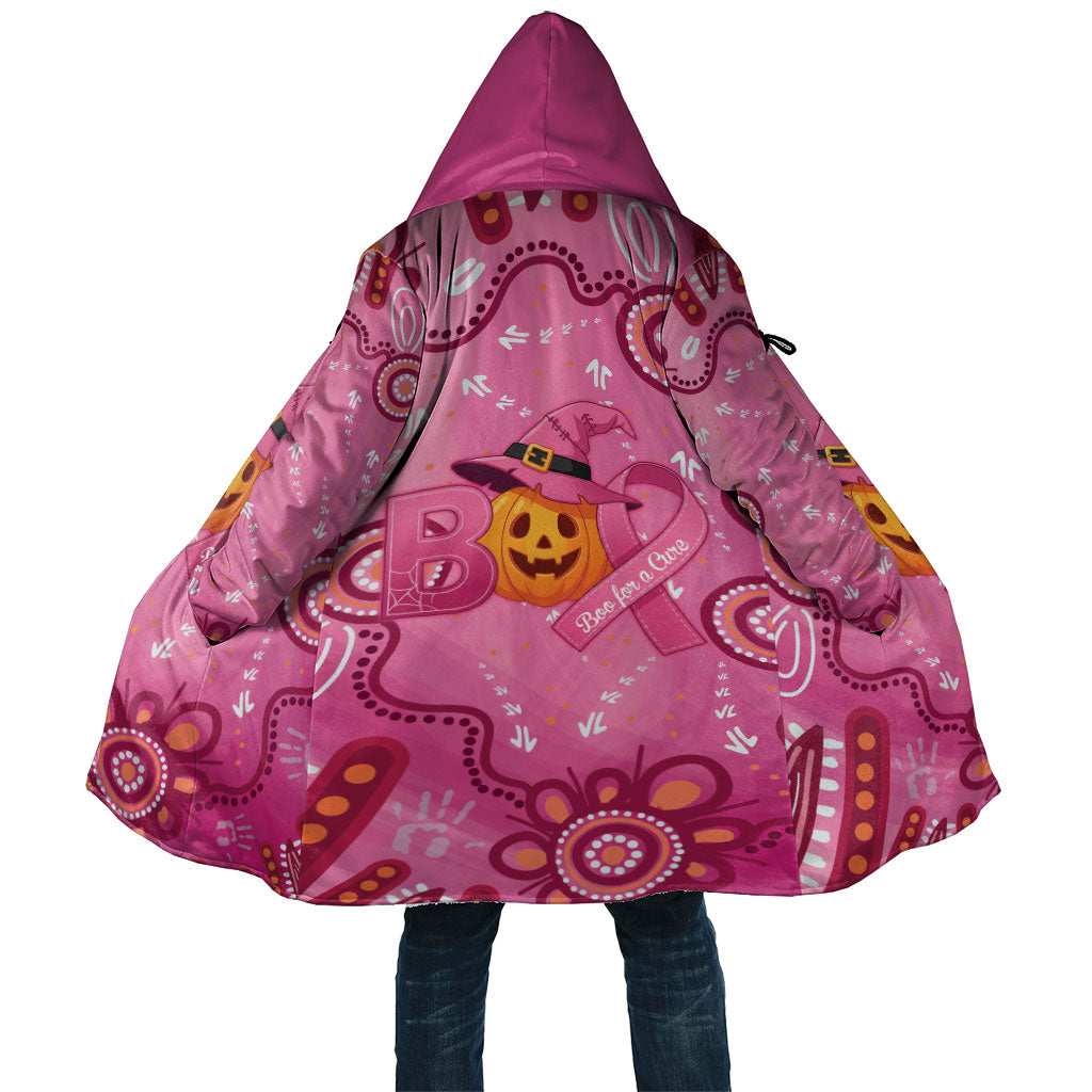Boo for a Cure Pink Ghost Cloak Aboriginal Halloween Wear Pink