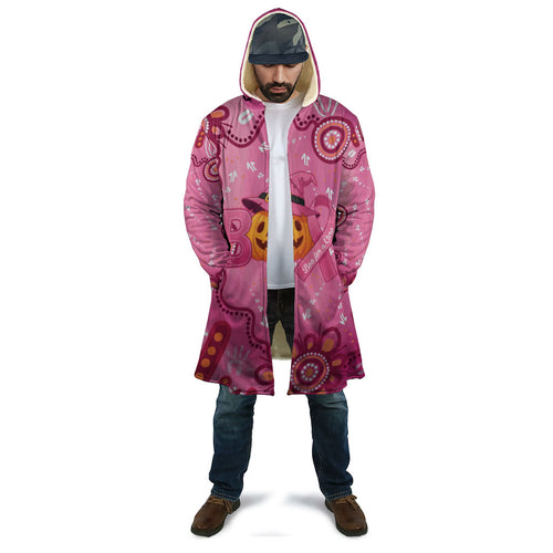 Boo for a Cure Pink Ghost Cloak Aboriginal Halloween Wear Pink