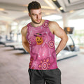 Boo for a Cure Pink Ghost Men Tank Top Aboriginal Halloween Wear Pink