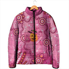 Boo for a Cure Pink Ghost Padded Jacket Aboriginal Halloween Wear Pink