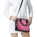 Boo for a Cure Pink Ghost Shoulder Handbag Aboriginal Halloween Wear Pink