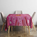 Boo for a Cure Pink Ghost Tablecloth Aboriginal Halloween Wear Pink