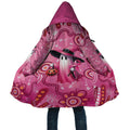 Pink Ghost Ribbon Cloak Aboriginal Halloween Wear Pink