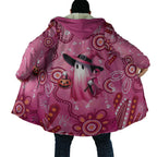 Pink Ghost Ribbon Cloak Aboriginal Halloween Wear Pink