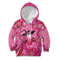 Pink Ghost Ribbon Kid Hoodie Aboriginal Halloween Wear Pink