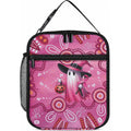 Pink Ghost Ribbon Lunch Bag Aboriginal Halloween Wear Pink