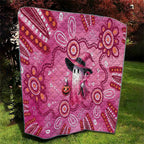 Pink Ghost Ribbon Quilt Aboriginal Halloween Wear Pink