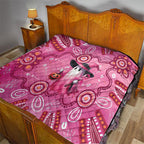 Pink Ghost Ribbon Quilt Aboriginal Halloween Wear Pink