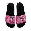Pink Ghost Ribbon Slide Sandals Aboriginal Halloween Wear Pink