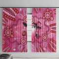 Pink Ghost Ribbon Window Curtain Aboriginal Halloween Wear Pink