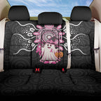 Spooky Pink Ghost Back Car Seat Cover Aboriginal Halloween Wear Pink