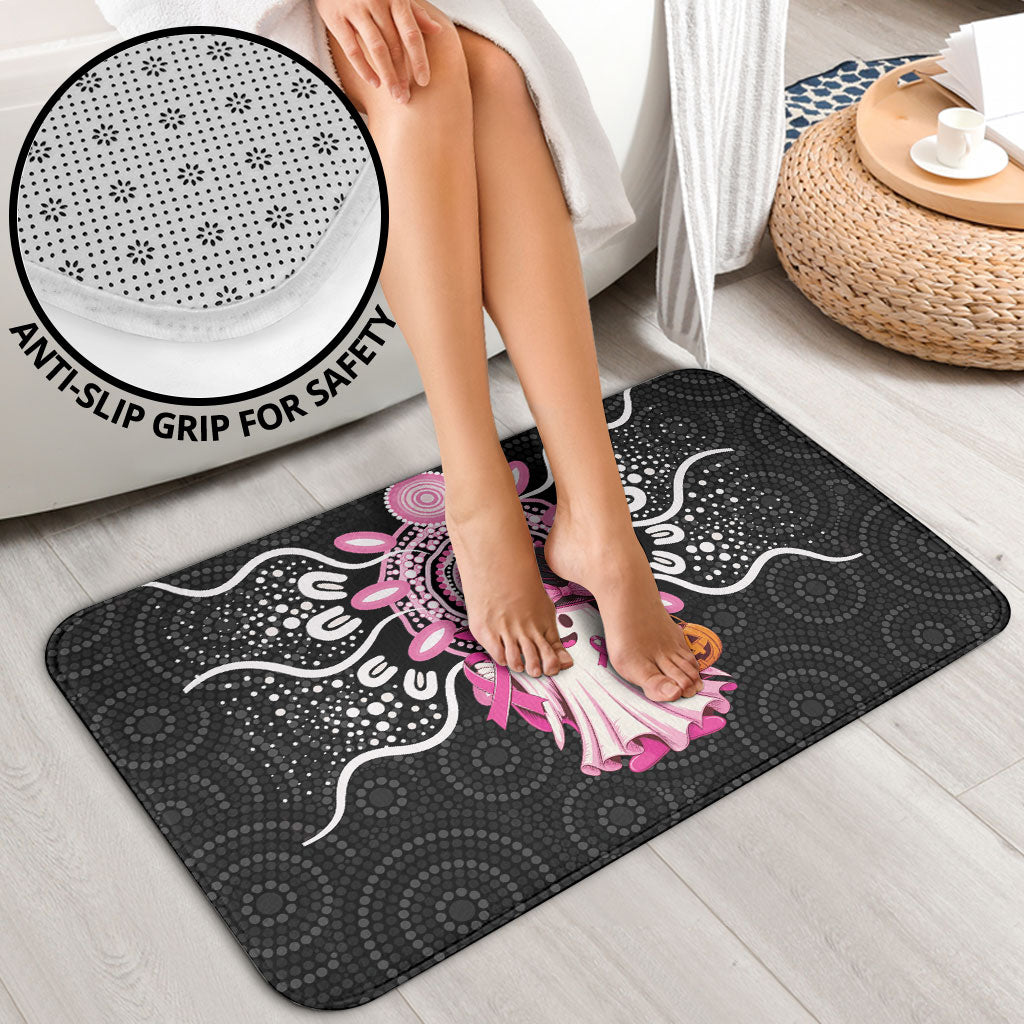 Spooky Pink Ghost Bathroom Set Aboriginal Halloween Wear Pink