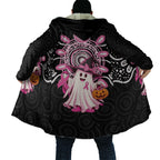 Spooky Pink Ghost Cloak Aboriginal Halloween Wear Pink