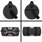 Spooky Pink Ghost Duffle Bag Aboriginal Halloween Wear Pink