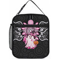 Spooky Pink Ghost Lunch Bag Aboriginal Halloween Wear Pink