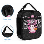 Spooky Pink Ghost Lunch Bag Aboriginal Halloween Wear Pink