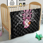 Spooky Pink Ghost Quilt Aboriginal Halloween Wear Pink