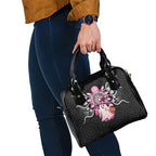 Spooky Pink Ghost Shoulder Handbag Aboriginal Halloween Wear Pink