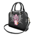Spooky Pink Ghost Shoulder Handbag Aboriginal Halloween Wear Pink
