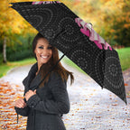 Spooky Pink Ghost Umbrella Aboriginal Halloween Wear Pink