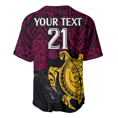 custom-broncos-rugby-baseball-jersey-brisbane-hibiscus-and-turtle-with-polynesian-pattern