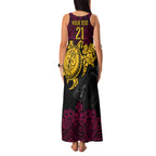 custom-broncos-rugby-family-matching-tank-maxi-dress-and-hawaiian-shirt-brisbane-hibiscus-and-turtle-with-polynesian-pattern
