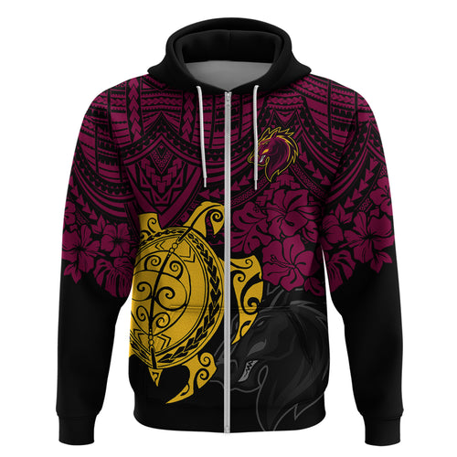 custom-broncos-rugby-hoodie-brisbane-hibiscus-and-turtle-with-polynesian-pattern