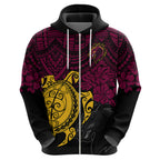 custom-broncos-rugby-hoodie-brisbane-hibiscus-and-turtle-with-polynesian-pattern