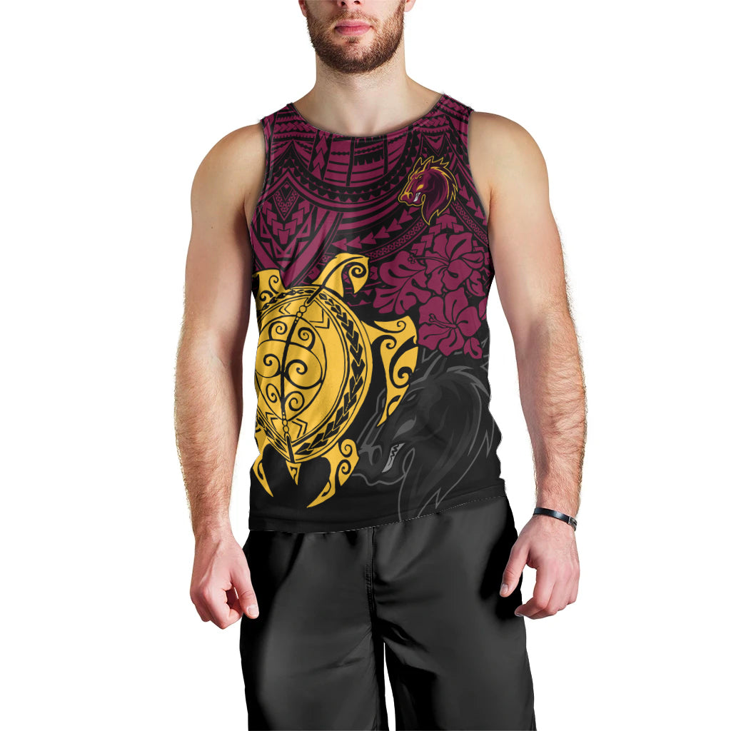 custom-broncos-rugby-men-tank-top-brisbane-hibiscus-and-turtle-with-polynesian-pattern