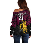 custom-broncos-rugby-off-shoulder-sweater-brisbane-hibiscus-and-turtle-with-polynesian-pattern