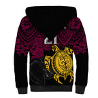 custom-broncos-rugby-sherpa-hoodie-brisbane-hibiscus-and-turtle-with-polynesian-pattern