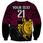 custom-broncos-rugby-sweatshirt-brisbane-hibiscus-and-turtle-with-polynesian-pattern