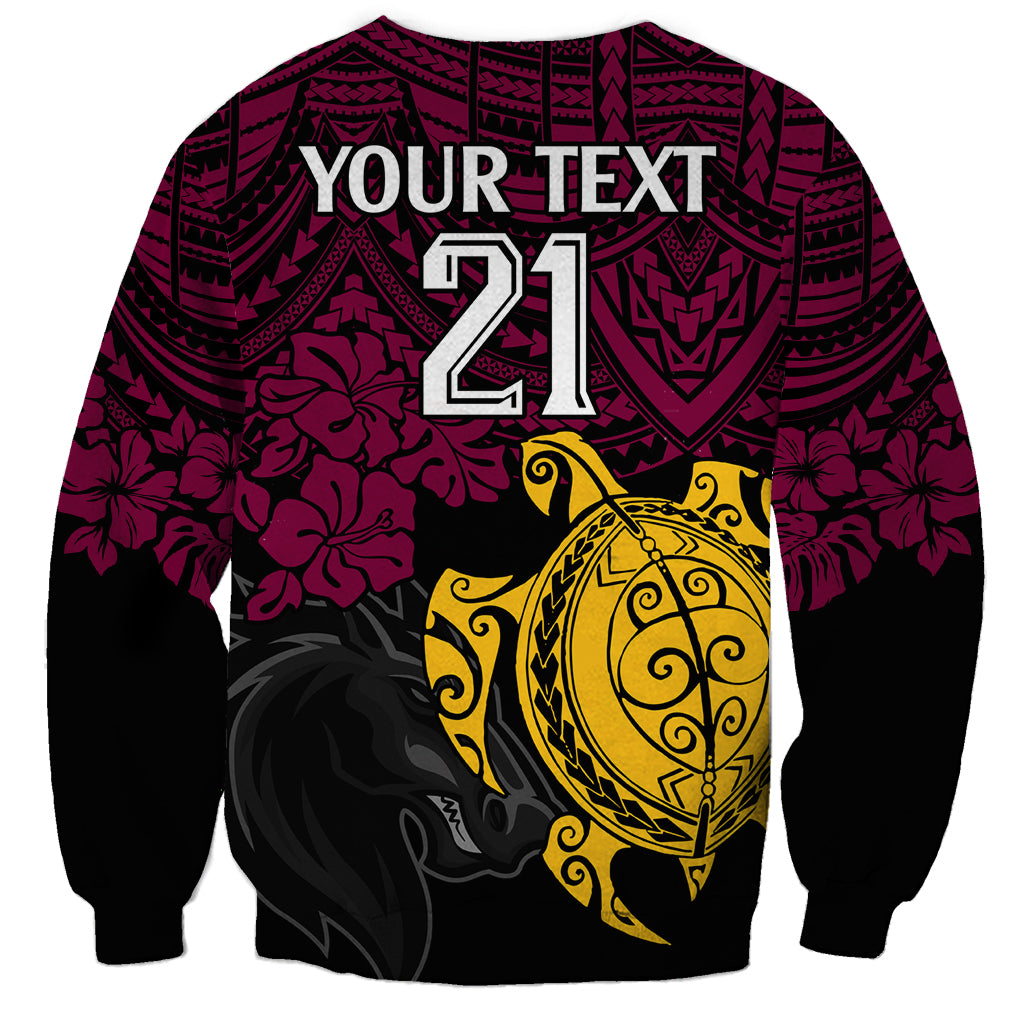 custom-broncos-rugby-sweatshirt-brisbane-hibiscus-and-turtle-with-polynesian-pattern