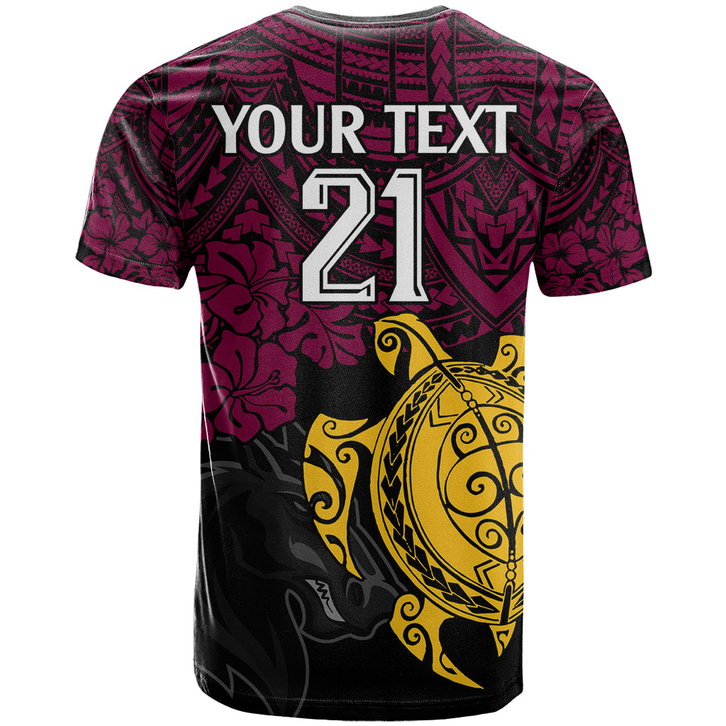 custom-broncos-rugby-t-shirt-brisbane-hibiscus-and-turtle-with-polynesian-pattern