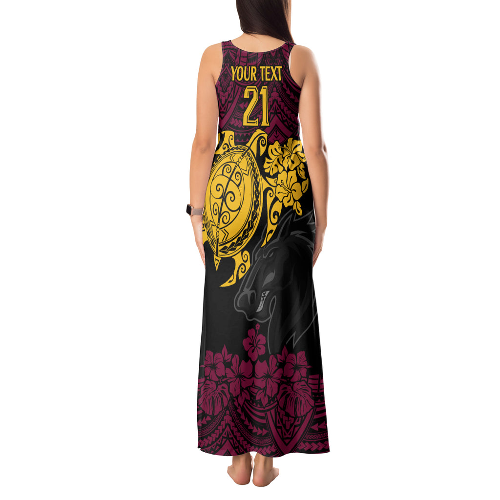 custom-broncos-rugby-tank-maxi-dress-brisbane-hibiscus-and-turtle-with-polynesian-pattern