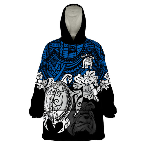 custom-bulldogs-rugby-wearable-blanket-hoodie-berries-hibiscus-and-turtle-with-polynesian-pattern