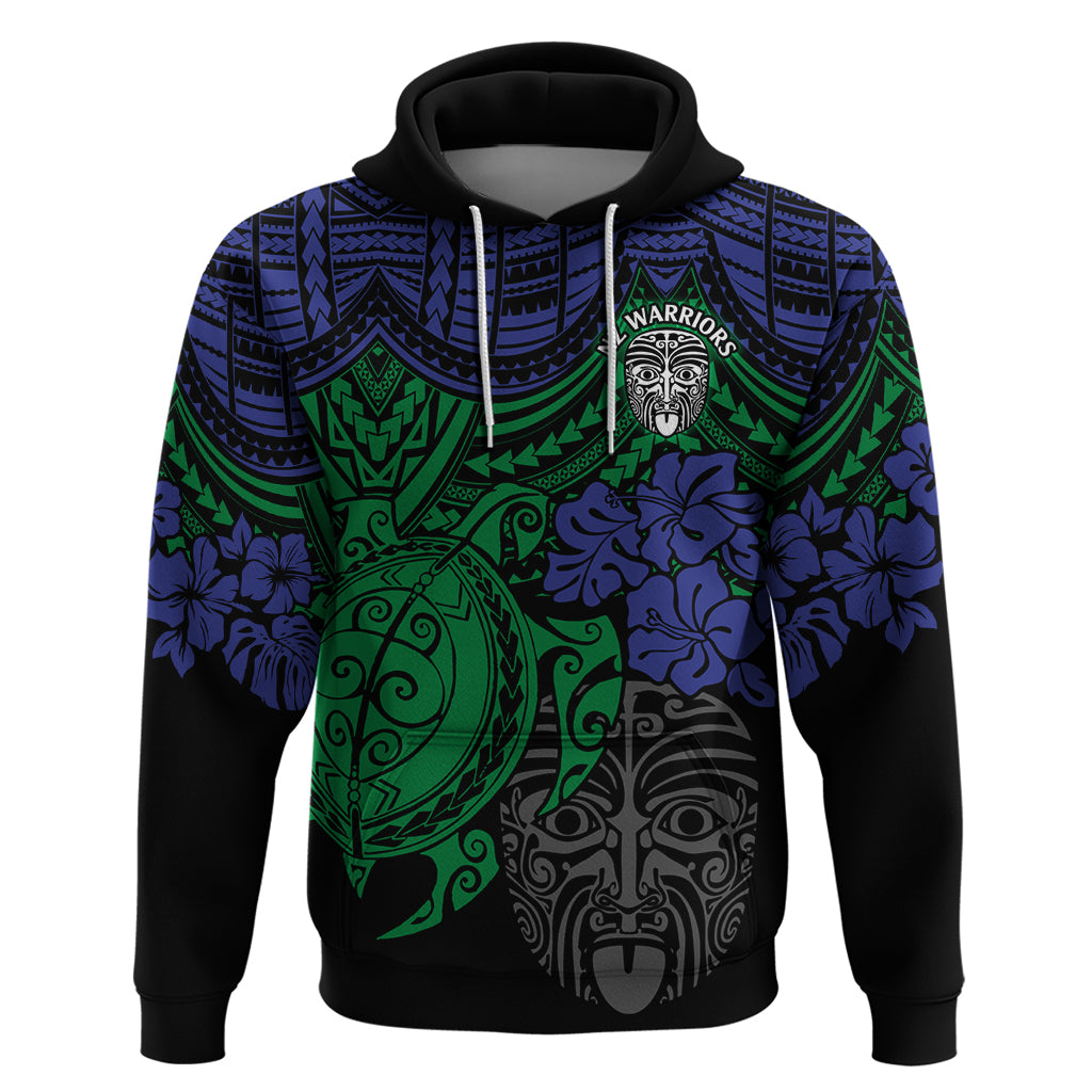 custom-new-zealand-warriors-rugby-hoodie-hibiscus-and-turtle-with-polynesian-pattern