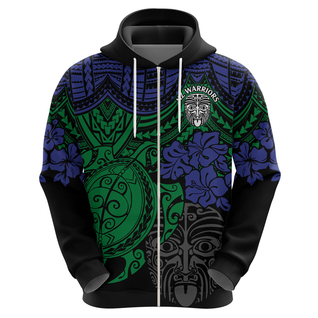 custom-new-zealand-warriors-rugby-hoodie-hibiscus-and-turtle-with-polynesian-pattern