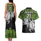 custom-raiders-rugby-couples-matching-tank-maxi-dress-and-hawaiian-shirt-canberra-hibiscus-and-turtle-with-polynesian-pattern