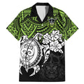 custom-raiders-rugby-family-matching-mermaid-dress-and-hawaiian-shirt-canberra-hibiscus-and-turtle-with-polynesian-pattern