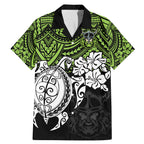 custom-raiders-rugby-family-matching-mermaid-dress-and-hawaiian-shirt-canberra-hibiscus-and-turtle-with-polynesian-pattern