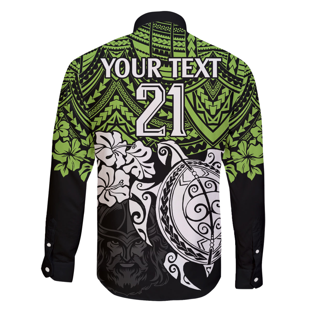 custom-raiders-rugby-family-matching-off-shoulder-short-dress-and-hawaiian-shirt-canberra-hibiscus-and-turtle-with-polynesian-pattern