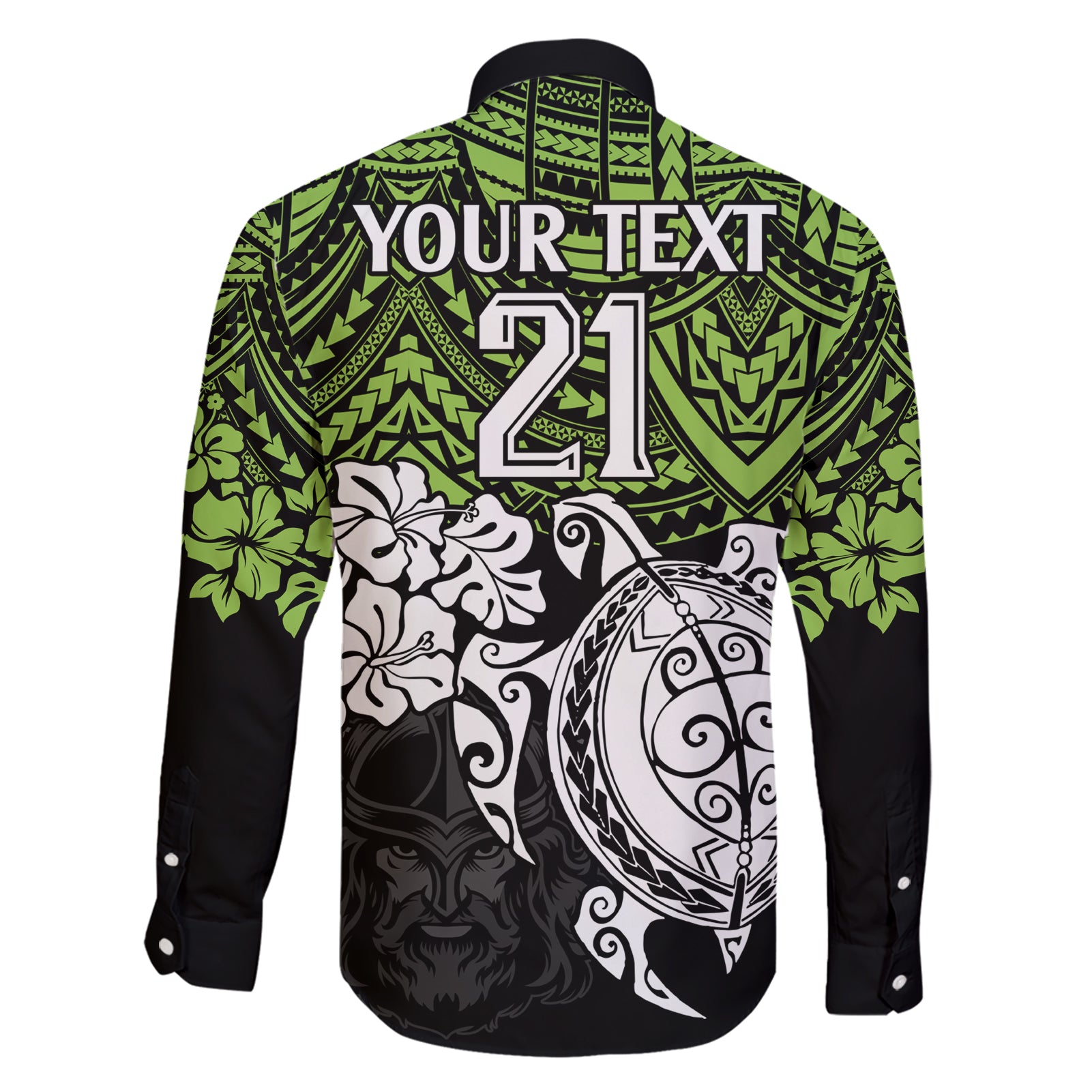 custom-raiders-rugby-family-matching-short-sleeve-bodycon-dress-and-hawaiian-shirt-canberra-hibiscus-and-turtle-with-polynesian-pattern