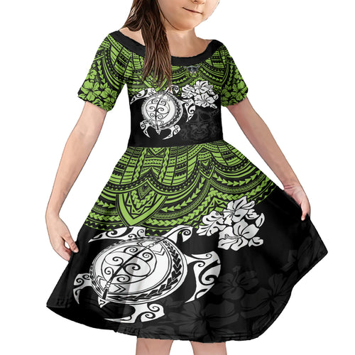 custom-raiders-rugby-family-matching-summer-maxi-dress-and-hawaiian-shirt-canberra-hibiscus-and-turtle-with-polynesian-pattern