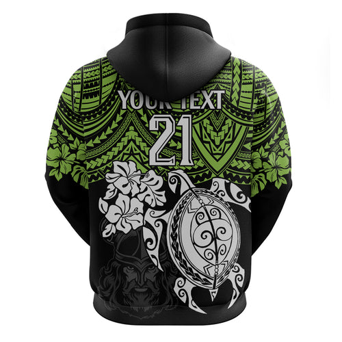 custom-raiders-rugby-hoodie-canberra-hibiscus-and-turtle-with-polynesian-pattern