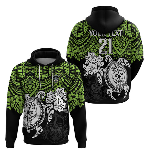 custom-raiders-rugby-hoodie-canberra-hibiscus-and-turtle-with-polynesian-pattern