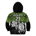 custom-raiders-rugby-kid-hoodie-canberra-hibiscus-and-turtle-with-polynesian-pattern