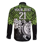 custom-raiders-rugby-long-sleeve-button-shirt-canberra-hibiscus-and-turtle-with-polynesian-pattern